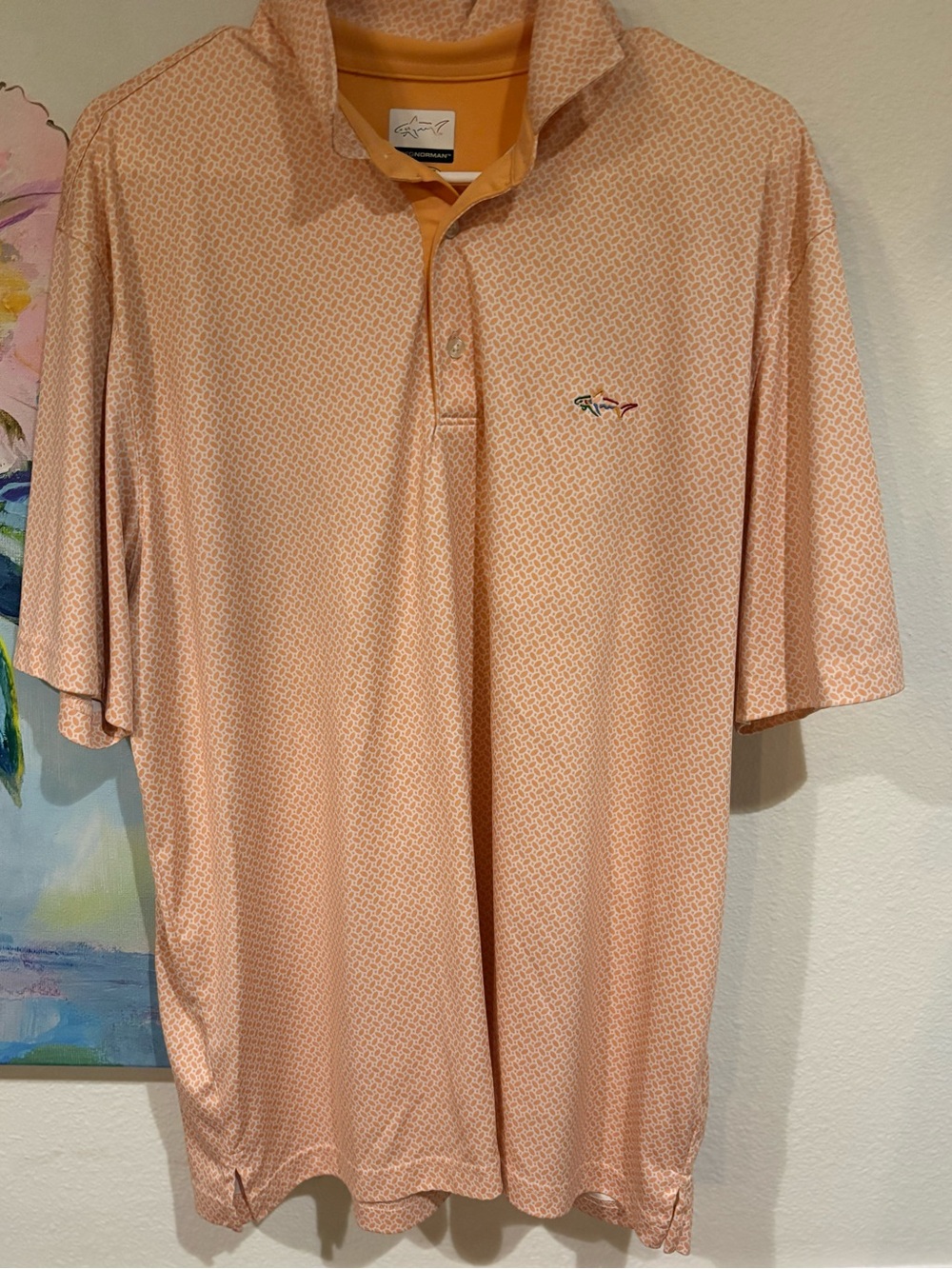 Greg Norman Polo Shirt Men's extra Large Play Dry Short Sleeve